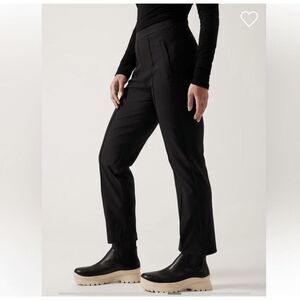 Athleta Black Headlands Hybrid Pant Size 8 Tall